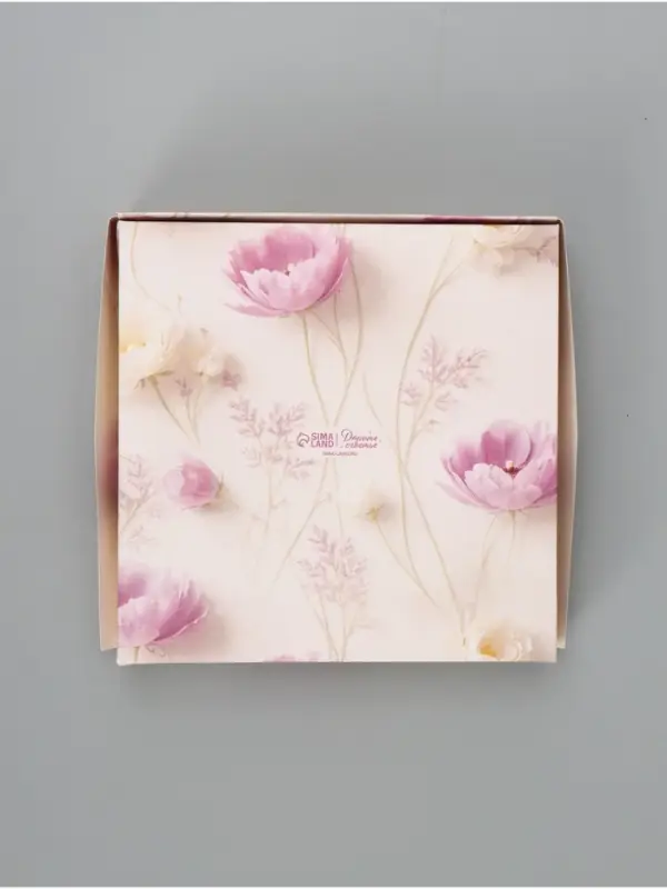 Коробка подарочная складная &laquo;С уважением и благодарностью&raquo;, 20&times;20&times;4 см, с окном