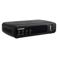Ресивер DVB-T2 Hyundai H-DVB520 черный