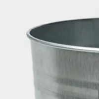 Вазон оцинкованный с ручками, 11 л, d=21 см, h=49 см, ГОСТ