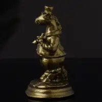 Фигура "Конь на пьедестале" 10 см, латунь