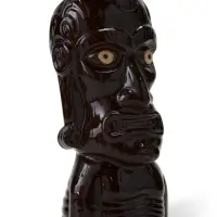 Стакан для коктейлей &laquo;Тики&raquo;, 550 мл, унга джунга, керамика, чёрный