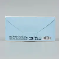 Конверт для денег &laquo;На медовый месяц&raquo;, голубой, 16.5&times;8 см