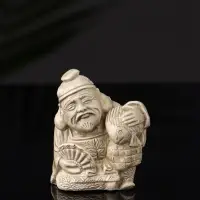 Набор фигурок &laquo;Нэцкэ&raquo;, 5 шт., 20&times;10&times;7 см, бежевый