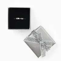 Набор коробочек под кольцо 6 шт. &laquo;Сияние&raquo;, 5&times;5 см, (полезная часть 4.5&times;4.5 см), цвет серебро