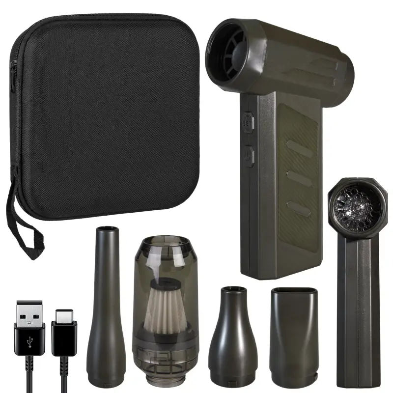 Турбовентилятор + пылесос 2 в1 TL4810-K темно-зеленый (24шт/кор) Турбовентилятор + пылесос 2 в1 TL4810-K темно-зеленый (24шт/кор)