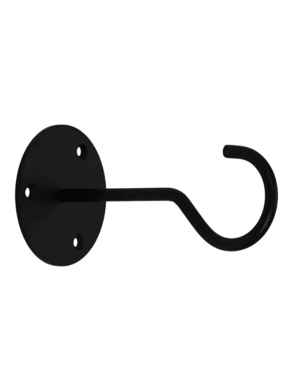 Кронштейн для кашпо настенный/потолочный металл, черный