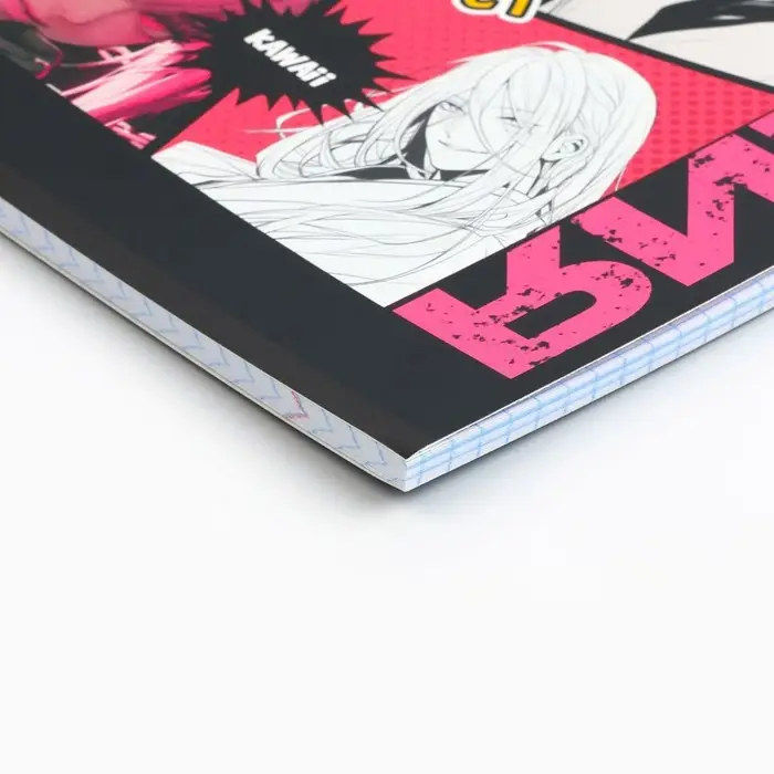 Тетрадь в клетку, предметная, 48 л.,на скрепке, А5 «Аниме Комикс. Химия» Тетрадь в клетку, предметная, 48 л.,на скрепке, А5 «Аниме Комикс. Химия»