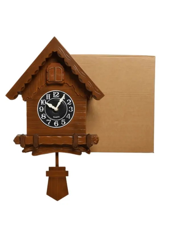 Часы настенные &laquo;Избушка&raquo;, с кукушкой, плавный ход, 52&times;31 см