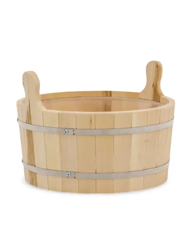 Шайка - таз для бани и сауны, 15 л, деревянная, пластиковая вставка, «Добропаровъ» Шайка - таз для бани и сауны, 15 л, деревянная, пластиковая вставка, «Добропаровъ»