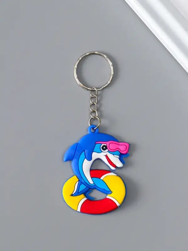 Брелок для ключей на кольце &laquo;Подводный мир&raquo;, резина, 4.5&times;5.5 см, МИКС