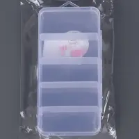 Органайзер для хранения мелочей, с подвесом, 5 ячеек, 12.8×6×2.5 см, прозрачный