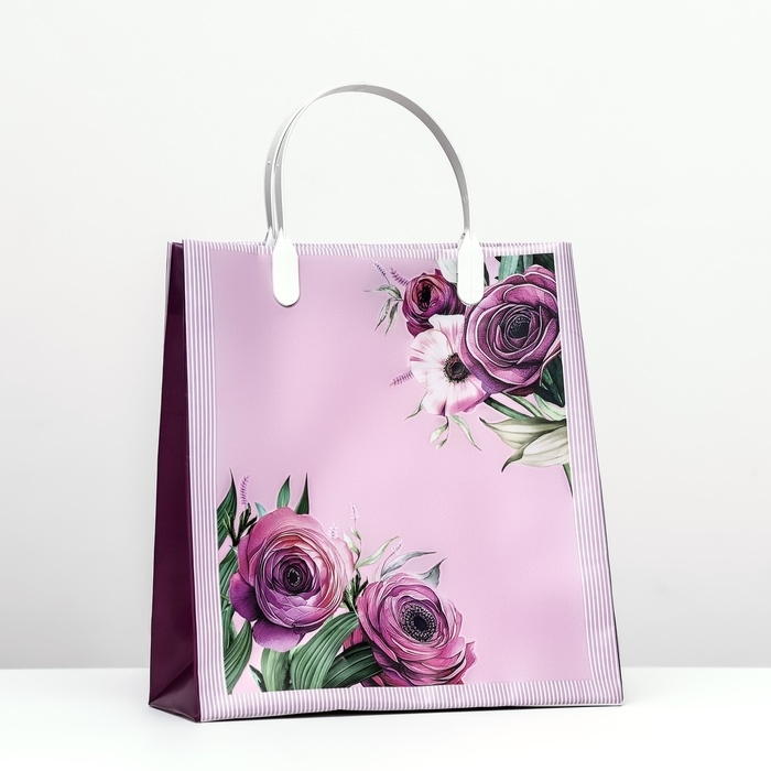 Пакет Пакет "Прекрасное мгновение", мягкий пластик, 25 х 24 х 9 см, 140 мкм