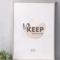 Фоторамка для фото 50&times;70 см Keep memories, Elysian, пластик, слоновая кость с золотом