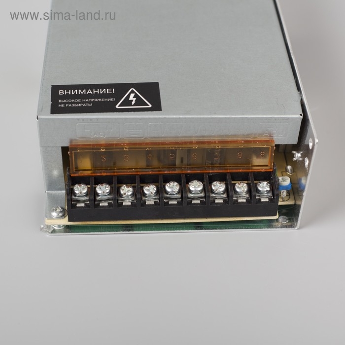 Блок питания Luazon Lighting для светодиодной ленты 12 В, 250 Вт, IP20 Блок питания Luazon Lighting для светодиодной ленты 12 В, 250 Вт, IP20