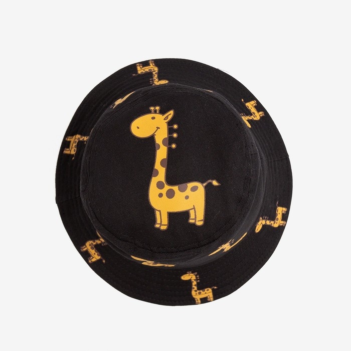 Панама детская MINAKU Панама детская MINAKU "Жирафик", р-р 50, цв. черный