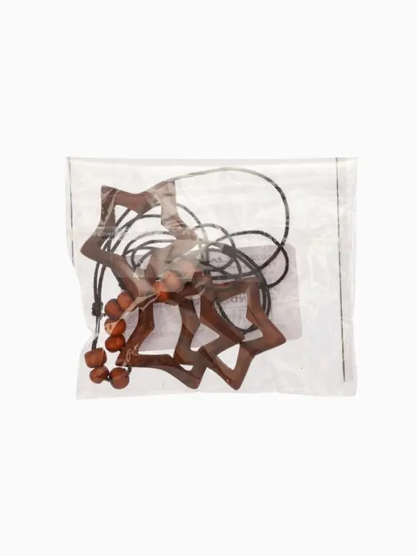 Кулон &laquo;Три звезды&raquo;, дерево соно