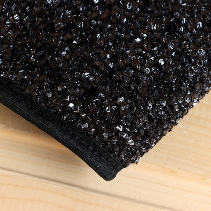 Мочалка банная с ручками Мочалка банная с ручками "Жесть", 48х10см