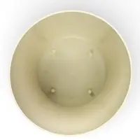 Горшок для цветов с поддоном &laquo;Ротанг&raquo;, 4.7 л, d=15 см, h=14 см, пластиковый, белый