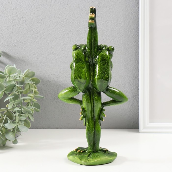 Сувенир полистоун Сувенир полистоун "Лягухи - близнецы" 25х12х8,5 см