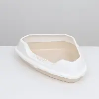 Туалет угловой с рамкой, 55.5&times;41.5&times;15 см, пластик, бежевый