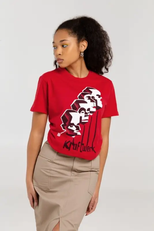 Футболка «Меламед. Kraftwerk», красная, размер S Футболка «Меламед. Kraftwerk», красная, размер S