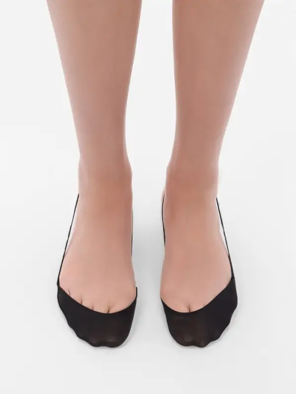 Полустельки для ног, р-р универсальный, пара, чёрный