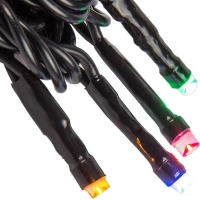 Гирлянда светодиодная Твинкл Лайт 20м, черный ПВХ, 200, цвет мульти 303-149