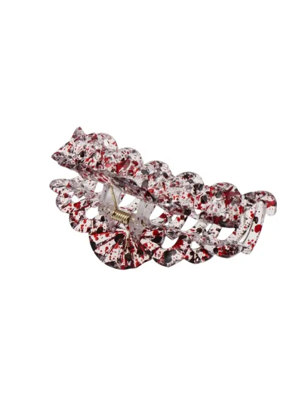 Крабик для волос &laquo;Бетуль&raquo;, узор, 9 см, МИКС