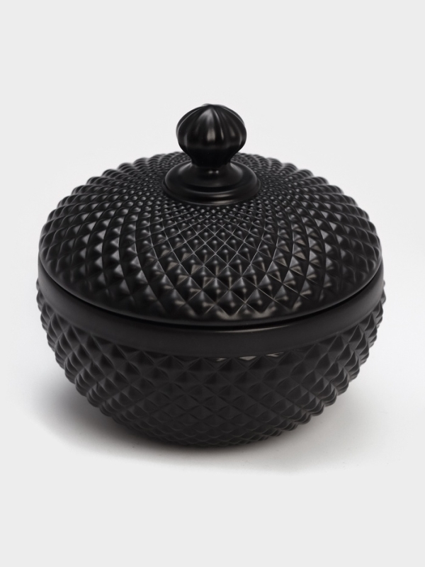 Сахарница "Chess. King", цвет черный, 150 мл, 9х9х8,5 см