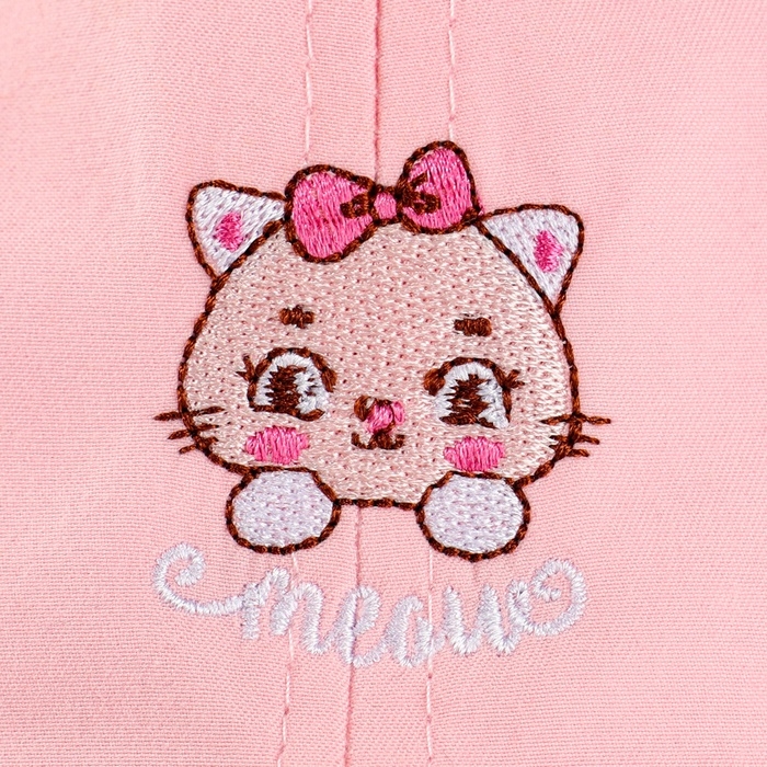 Кепка детская для девочки «Мяу», р-р. 48-50 Кепка детская для девочки «Мяу», р-р. 48-50