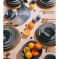 Набор для специй Magistro Alpine Frost, 2 предмета: перечница, солонка, 80 мл, 5&times;6 см, фарфор, голубовато-серый