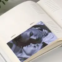 Фотоальбом Делюкс 200ф 10X15см, бум.карм.с мемо, книжн. пер-т., серебро