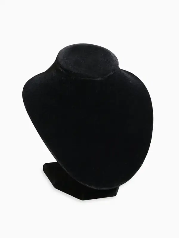 Бюст для украшений QF, 13&times;12.5&times;15.5 см, h=15.5 см, чёрный