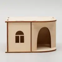 Домик для грызунов, 13&times;13&times;8 см, дерево