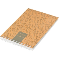 Блокнот А6,60л,точка,греб.верхн,обл.глянц.лам. Attache Fleur Коралл