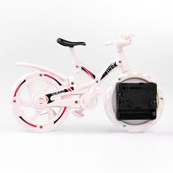 Часы настольные будильник детский Часы настольные будильник детский "Велосипед", циферблат d-6.5 см, 12 х 22 см