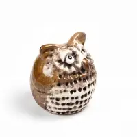 Фигурка декоративная &laquo;Маленькая круглая сова&raquo;, керамика, 4.8&times;5&times;5.8 см