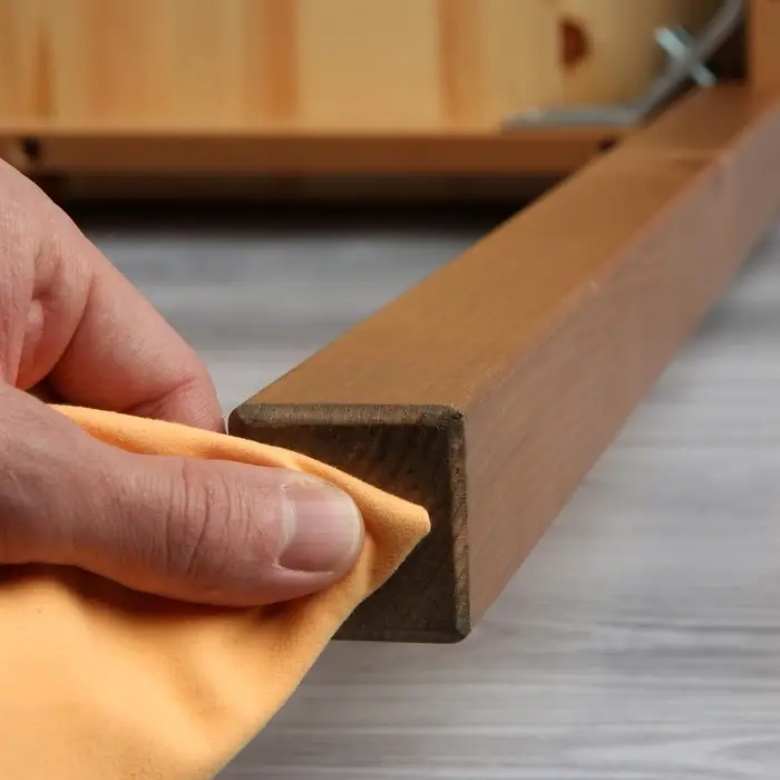 Накладка мебельная квадратная ТУНДРА, размер 25×25 мм, 18 шт., полимерная, белая