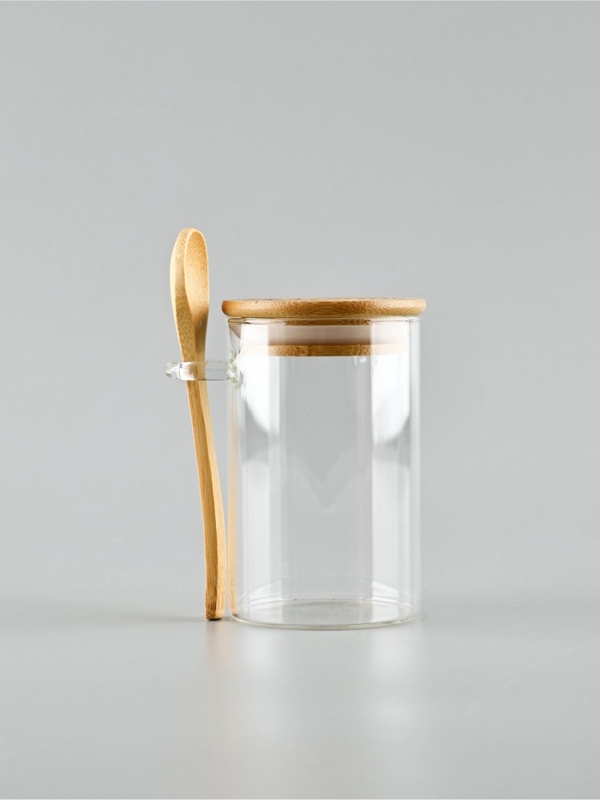 Банка для хранения с ложкой "Сахар", 300 мл