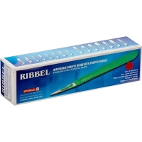Скальпель хирург, однор., лезвие из нерж.стали р-21, RIBBEL 10шт/уп