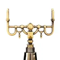 Ретро-телефон &laquo;Бабочка&raquo;, громкая связь, 23&times;26 см, коричневый