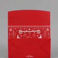 Пакеты подарочные новогодние &laquo;С Новым годом&raquo;, 3 шт., 23&times;18&times;11 см
