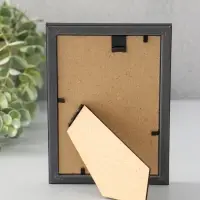 Фоторамка для фото 10х15 см "Oframe", пластик, чёрный, (пластиковый экран)