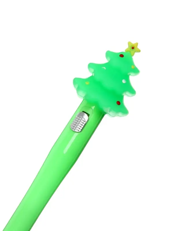 Ручка-прикол Calligrata &laquo;Новый год&raquo;, светящаяся, чёрный стержень, гелевая, подарочная, МИКС