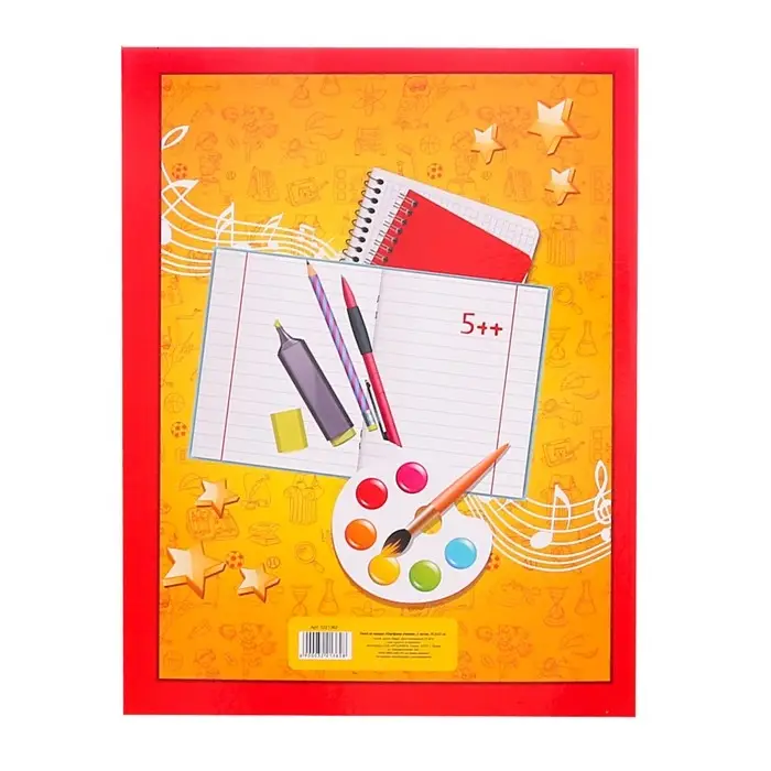 Папка школьная на кольцах «Портфолио школьника», 6 листов-разделителей, 24,5 х 32 см.