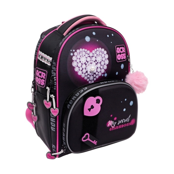 Рюкзак школьный 37 х 28 х 12 см, эргономичная спинка, Across 194 Рюкзак школьный 37 х 28 х 12 см, эргономичная спинка, Across 194