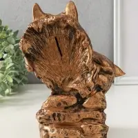 Копилка "Волки (пара)" 14х26 см, бронза Копилка "Волки (пара)" 14х26 см, бронза