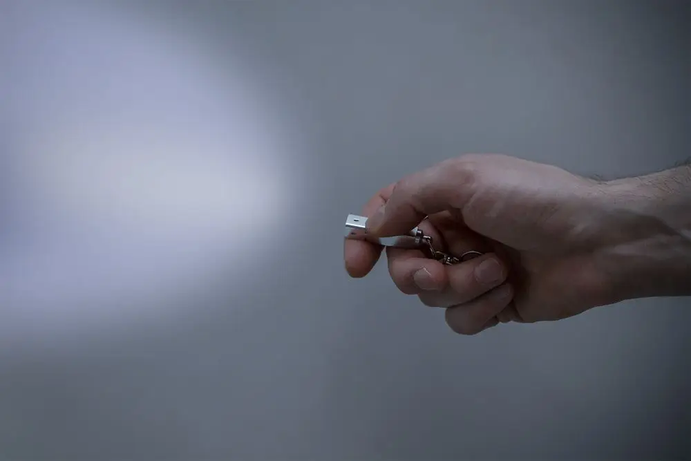 Брелок с фонариком Lumitronic, металлик