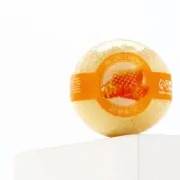 Бомбочка для ванны, 120 г, аромат медовый, КЛАДОВАЯ КРАСОТЫ