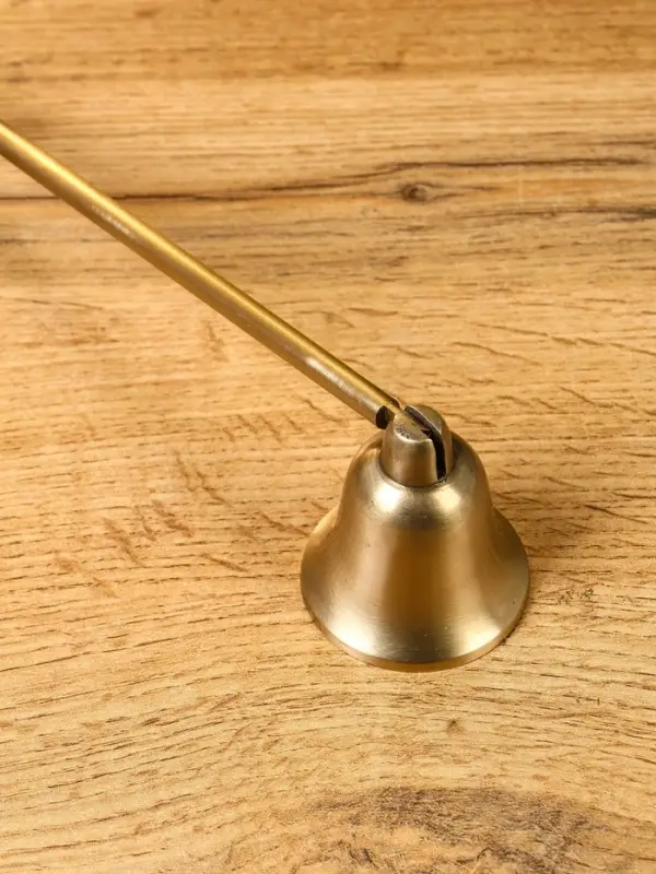 Гаситель для свечи "Роскошь" латунь 22 см